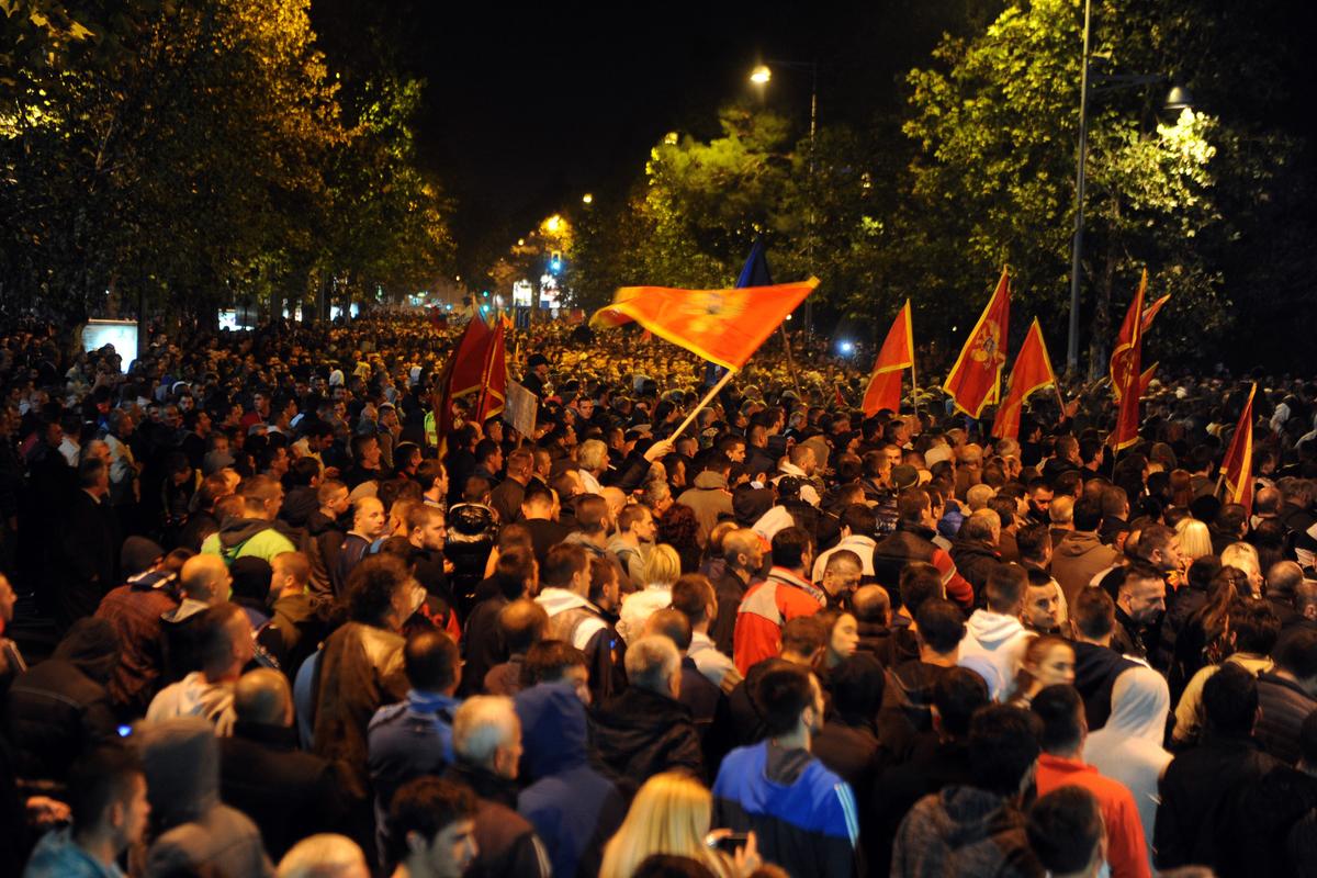 Montenegro PM Shrugs Off Violent Demos Calling for Resignation