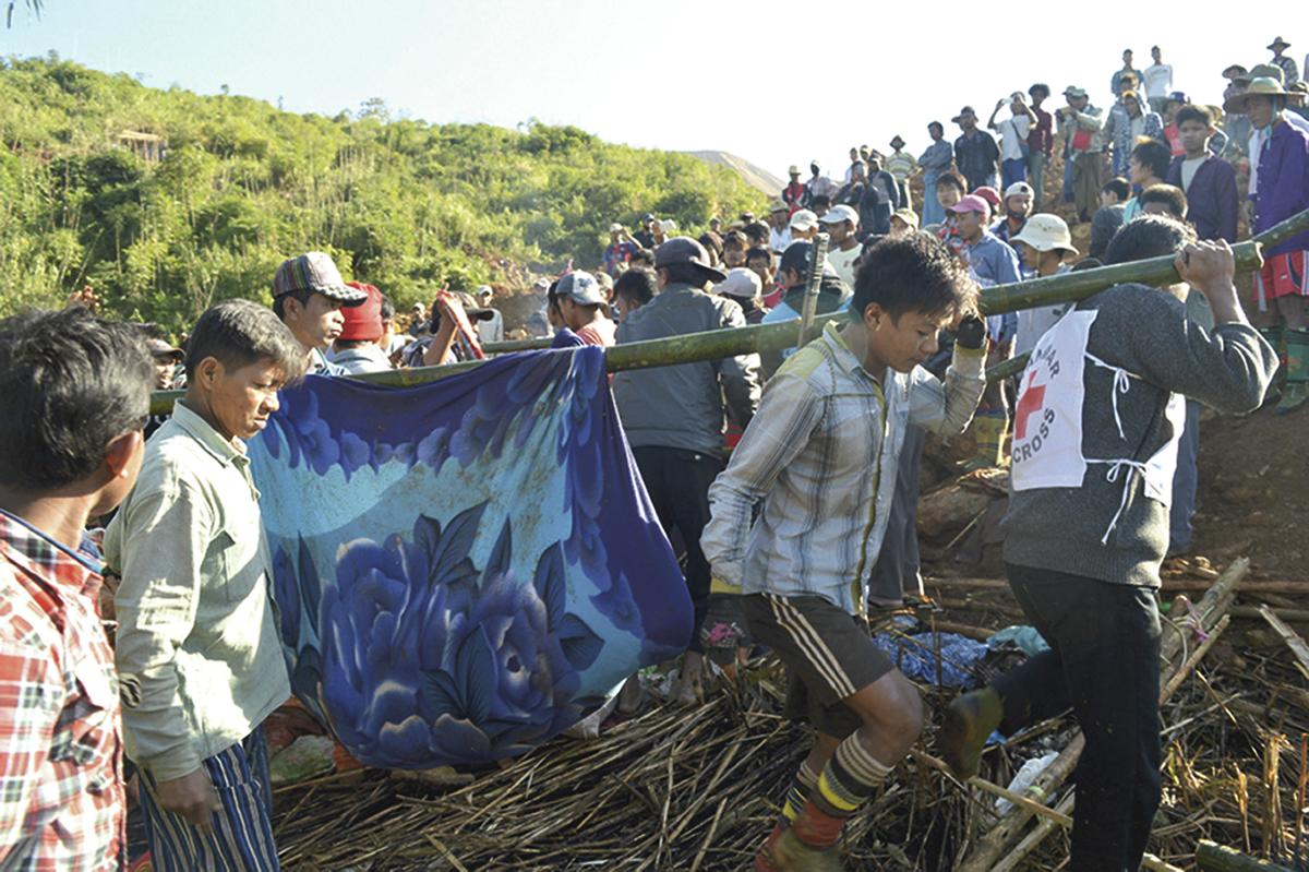 Landslide in Burma Kills About 100; Many Others Missing