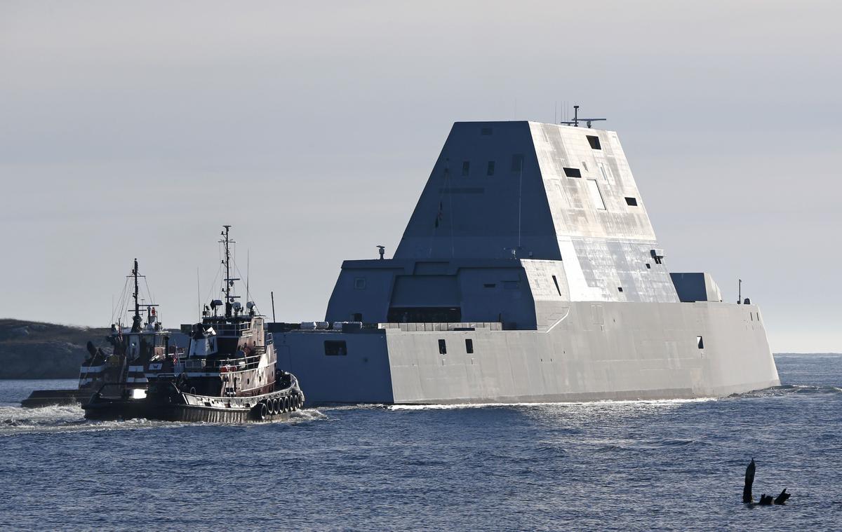 The U.S. Navy’s Largest Destroyer Ever Heads out to Sea for Testing