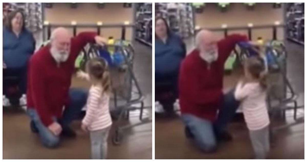 Viral Video: Little Girl Confuses Bearded Shopper With Santa, and Makes a New Friend