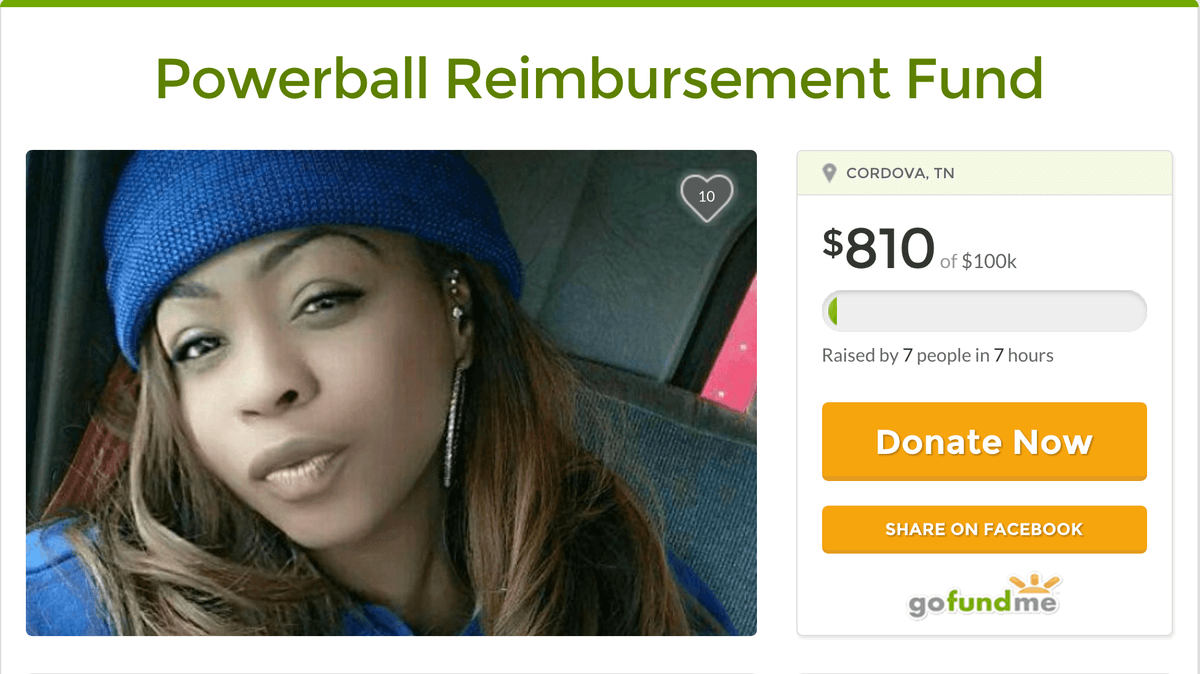 GoFundMe Kills Woman’s Campaign After She Allegedly Blows Savings on Powerball Tickets