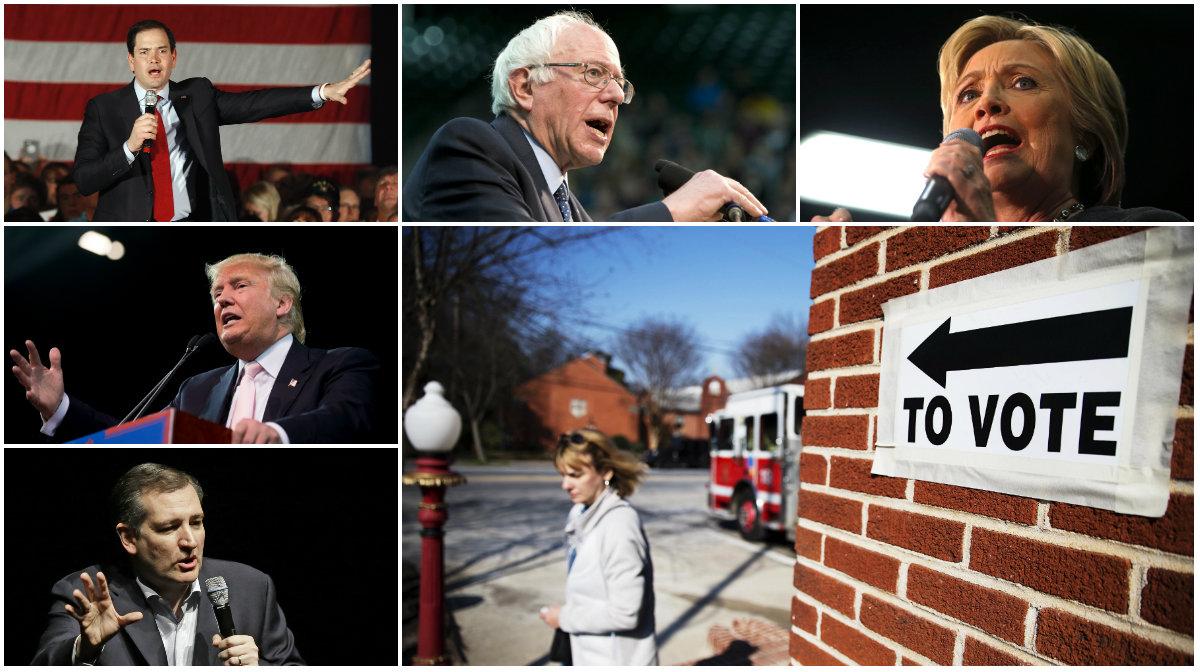 Super Tuesday: Clinton, Trump Look to Pull Away From Rivals