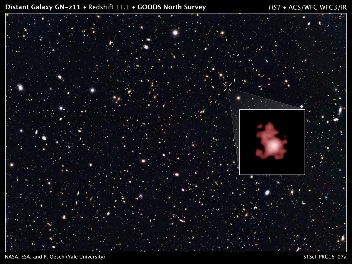 Astronomers Spot Record Distant Galaxy From Early Cosmos