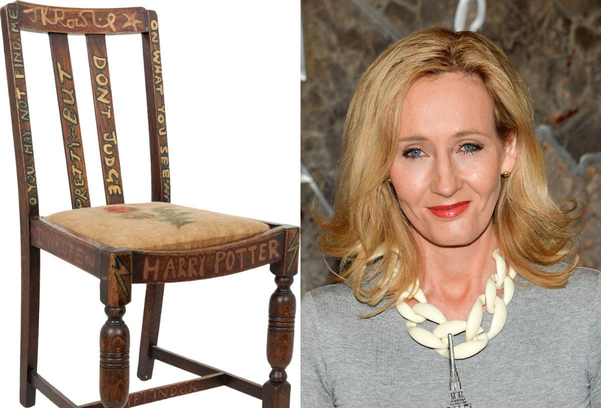 Harry Potter Author’s Chair Sells for $394,000 at Auction