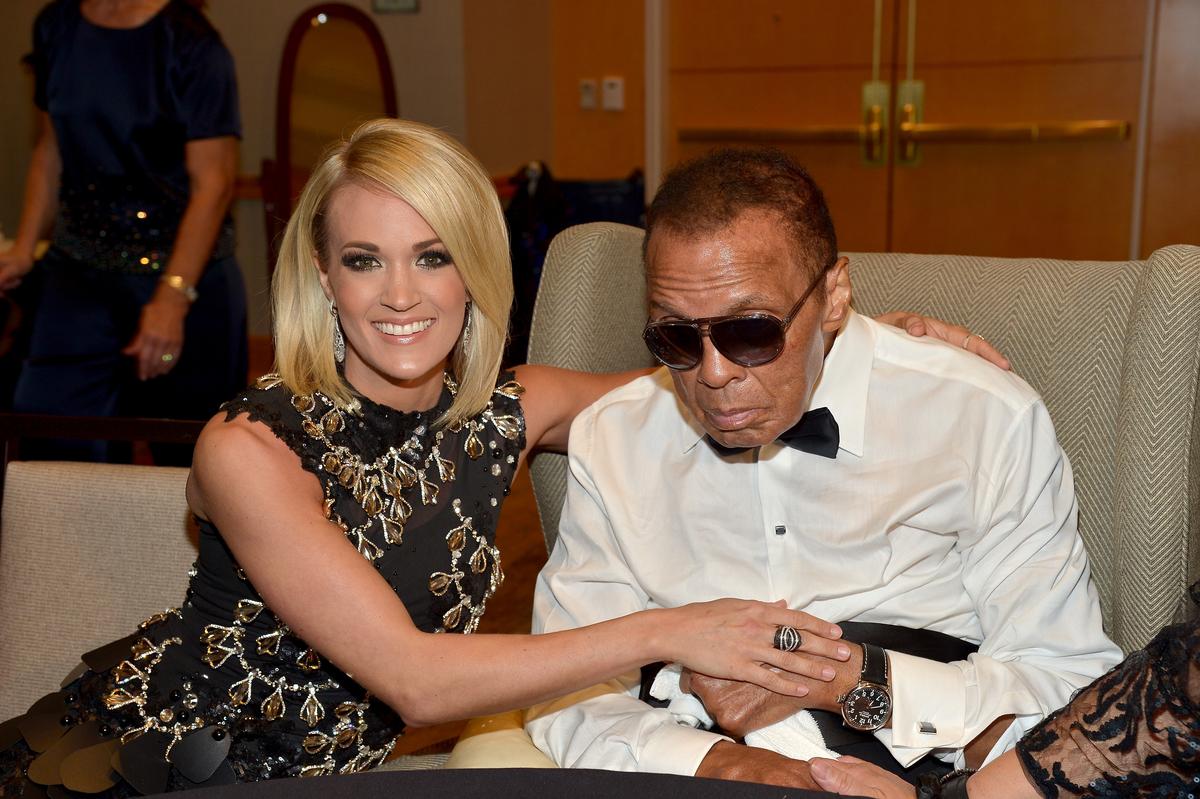 Muhammad Ali Attends Celebrity Fight Night to Raise Money for Parkinson’s Disease