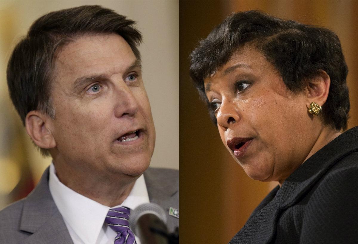 North Carolina Gov, Justice Department Sue Each Other Over ‘Bathroom Law’