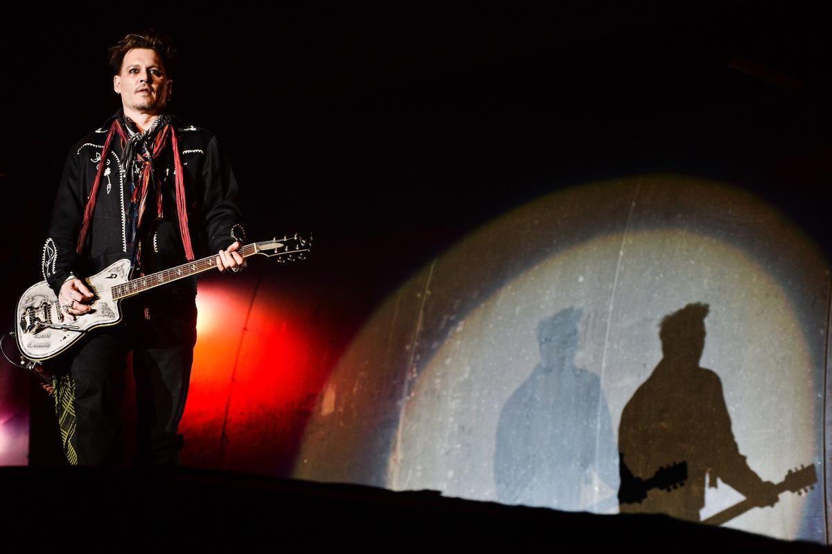 Johnny Depp Performs With Band After Allegations of Abuse