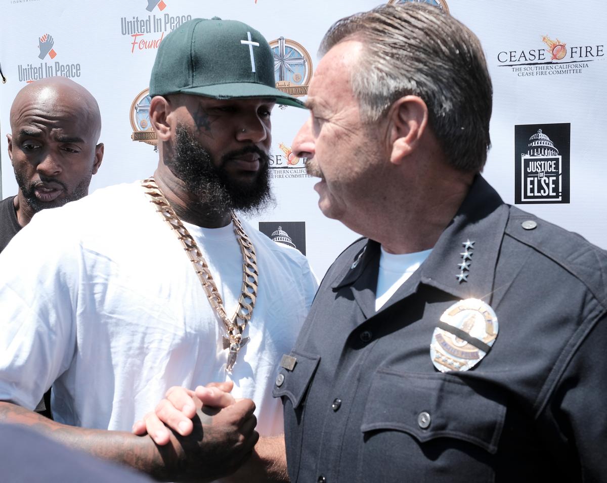 LAPD Chief, Rapper ‘The Game’ Team up for Anti-Violence PSA