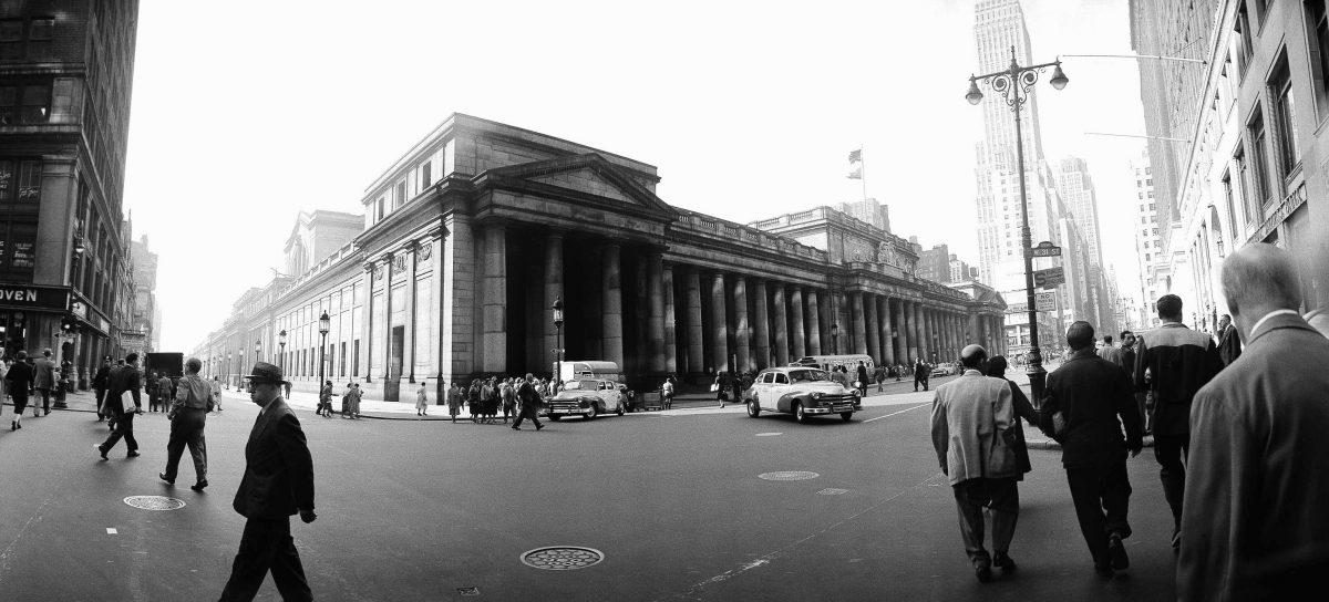 The old Penn Station in 1955. (AP Photo/John Lent)