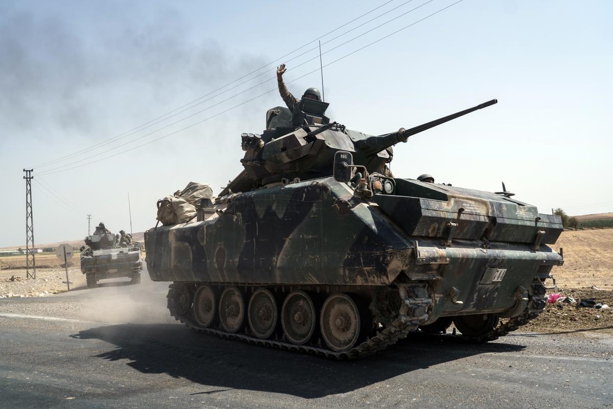 Syrian Rebels Advance on Kurds as Turkish Strikes Kill 35