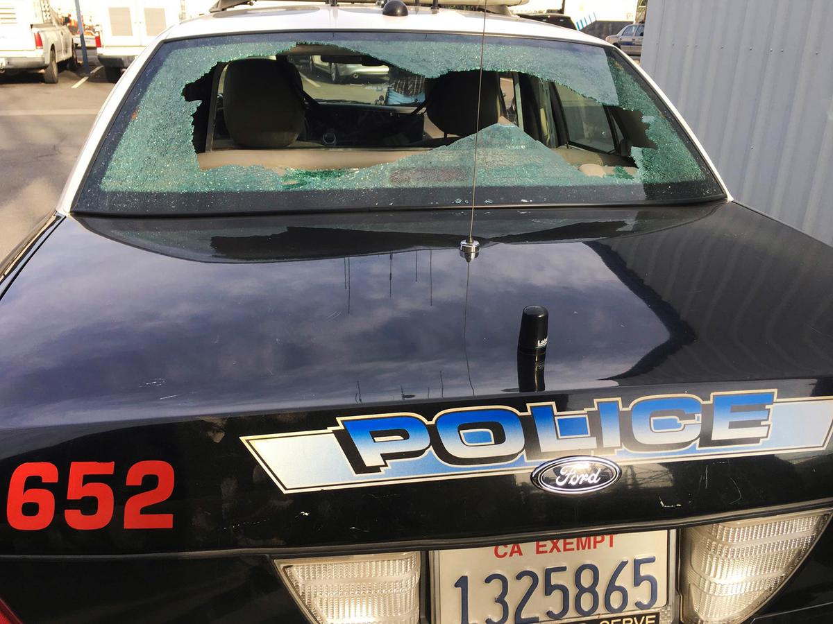 Shots Hit California Police Car, Woman on Ride-Along Hurt
