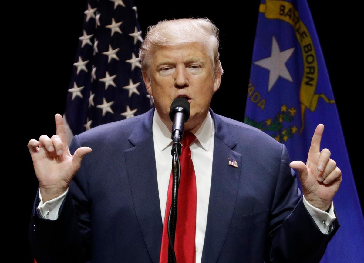 With Clinton on Defense, Trump Campaigns in Blue States