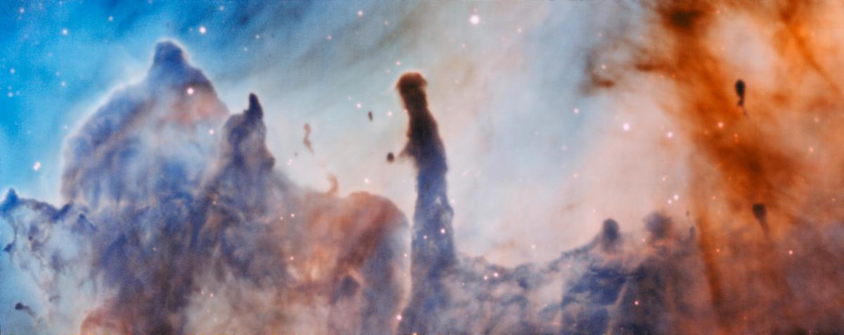 Telescope Reveals Amazing Pillars in Star-Breeding Ground