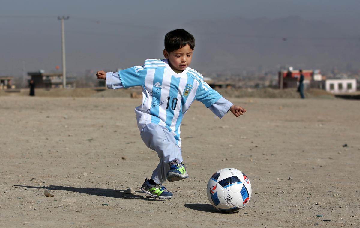 ‘It’s a Dream’: Afghan Boy Finally Meets Idol Lionel Messi