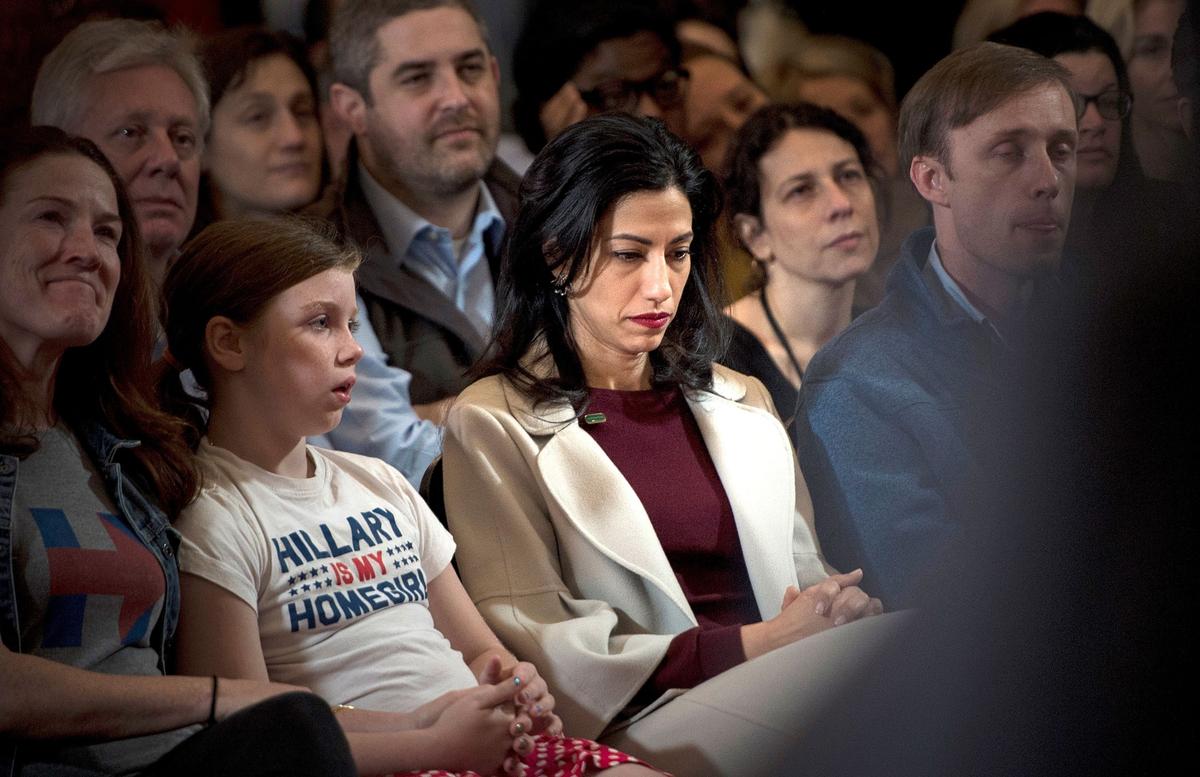 Vanity Fair: Clinton Inner Circle Pointing Fingers at Huma Abedin for Election Loss