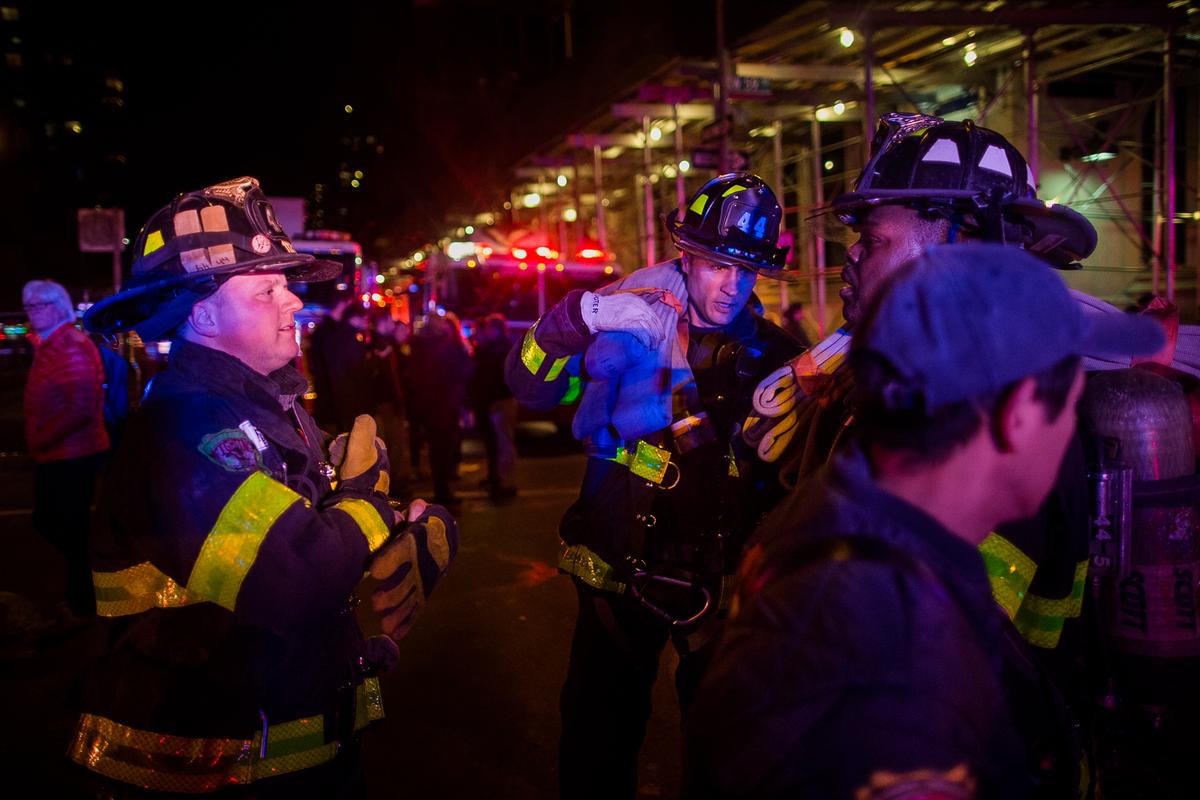 Dozens Injured in Manhattan High-Rise Fire