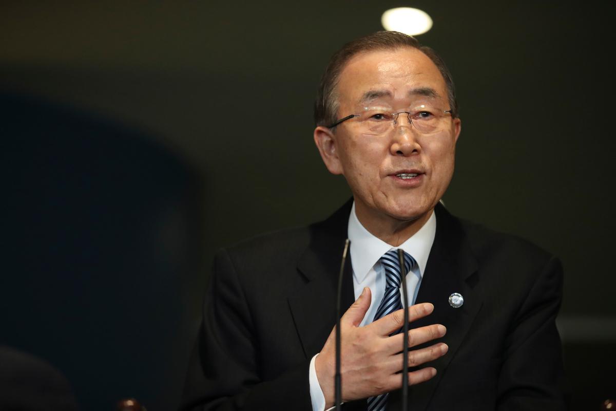 Ban Ki-moon Buoyed by Climate Accord but Laments Conflicts