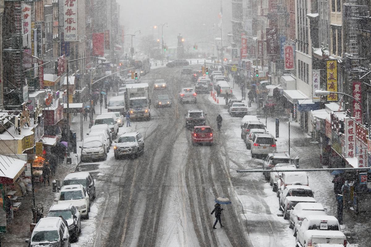 New Storm Hits West as South, New England Slow to Thaw