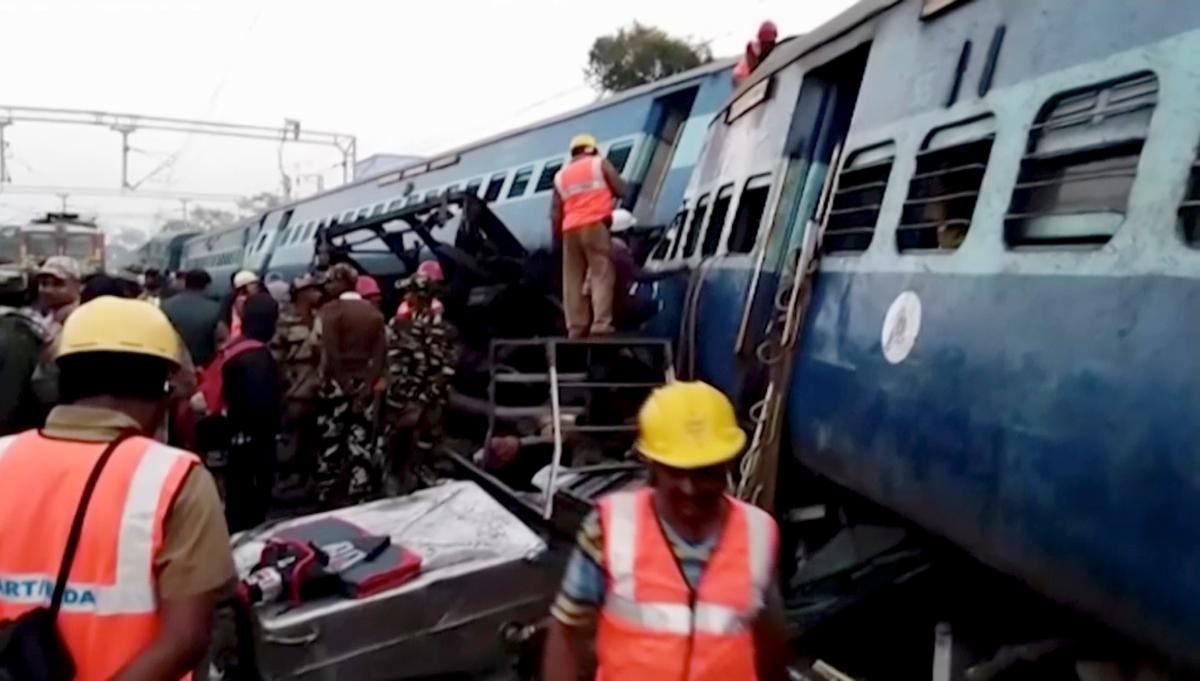 At Least 32 Killed, 50 Injured as Train Derails in India