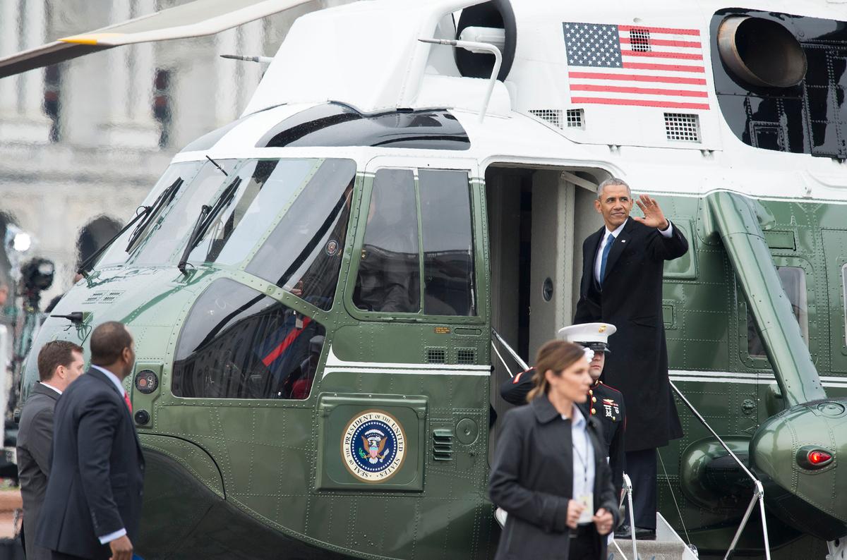 Storms Delay Start of Obama’s Post-Presidential Vacation