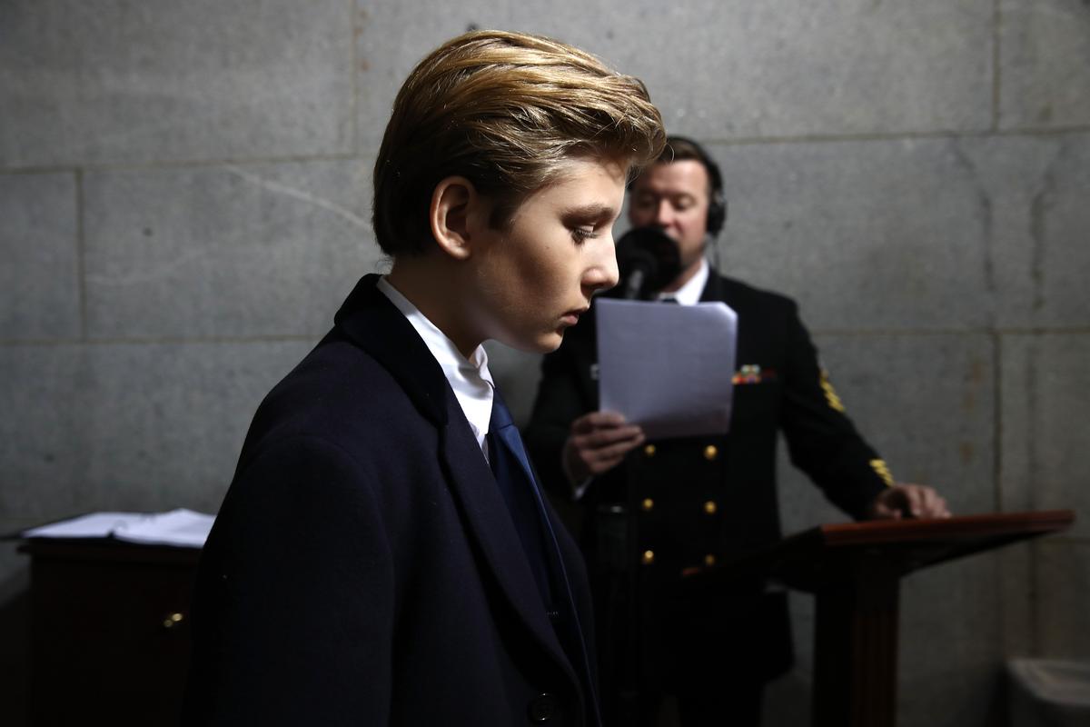 White House Releases Official Statement About Barron Trump