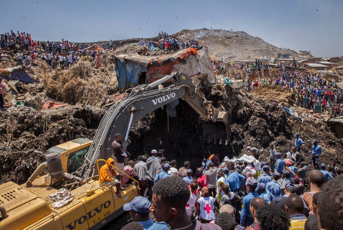 Death Toll Reaches 50 in Ethiopia Landfill Collapse