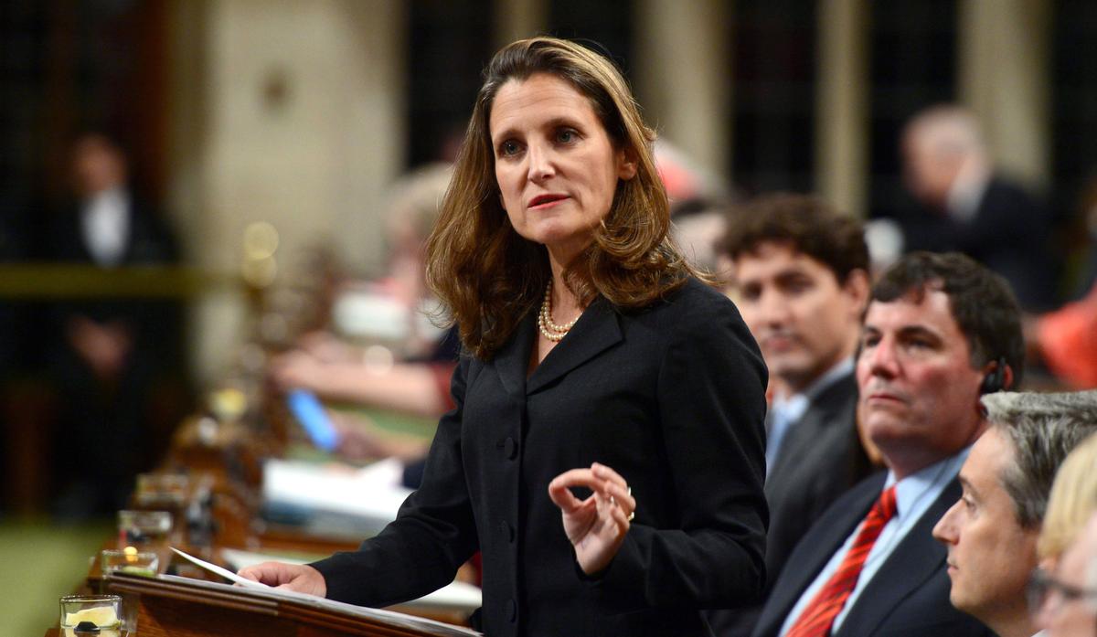New Foreign Policy: Canada Needs More Military ‘Hard Power,’ Says Freeland