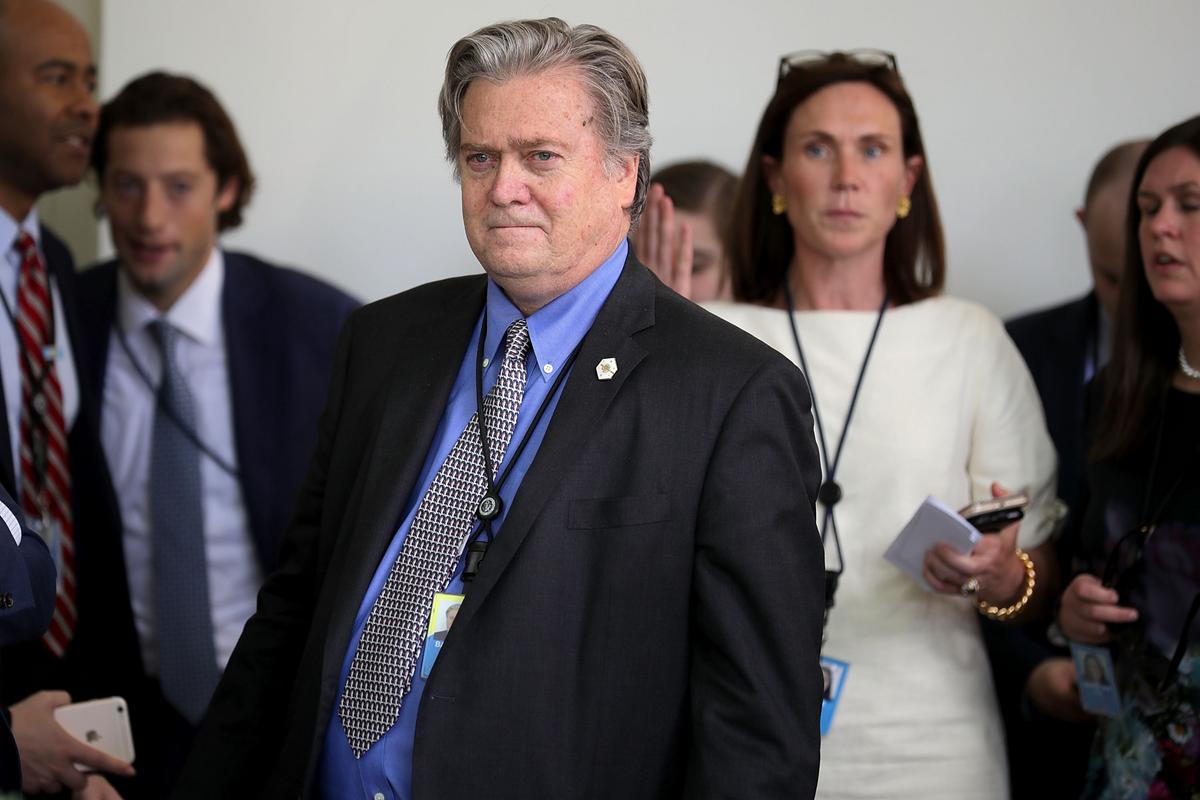 Bannon Says Charges Against Him Are a ‘Political Hit Job,’ Won’t Back Down
