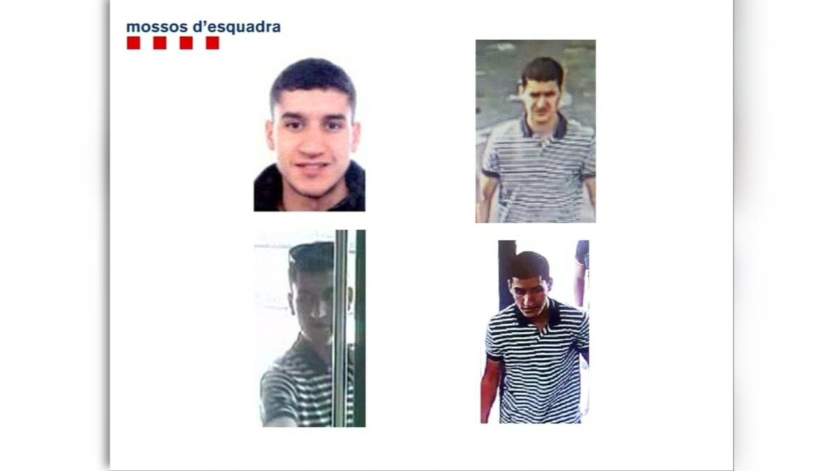 Spanish Police Release Pictures of Barcelona Attack Suspect