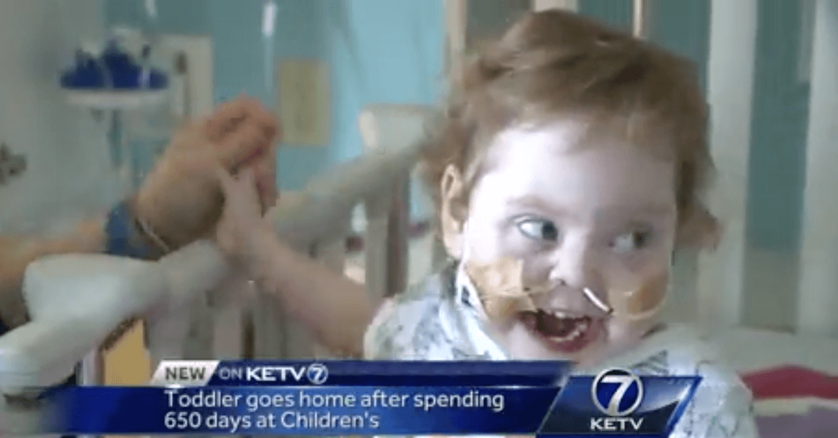 Toddler Finally Home with Family After 650 Days in the Hospital