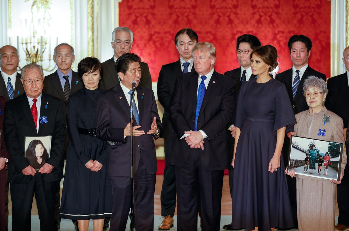 President Trump Meets With Family of Japanese Abducted by North Korea