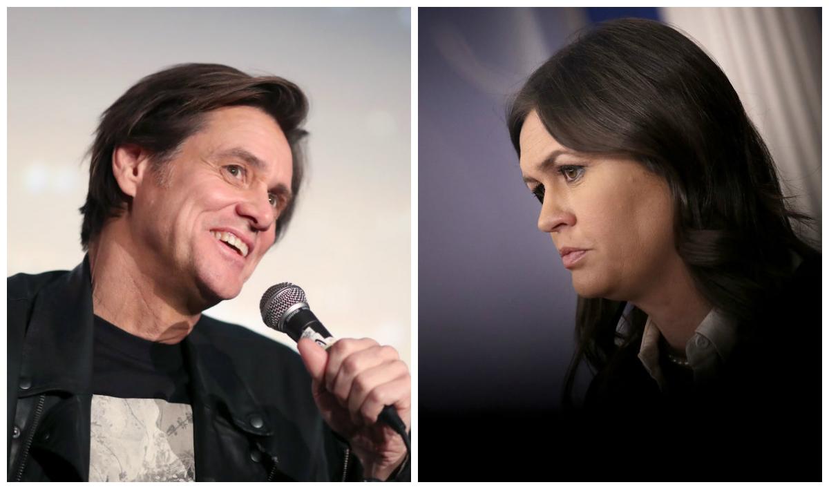 Jim Carrey Slammed for Drawing ‘Disgraceful’ Portrait of White House Press Secretary