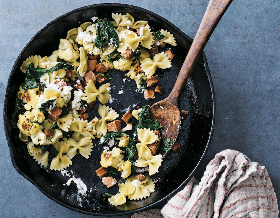 Big Skillet Cauliflower Pasta