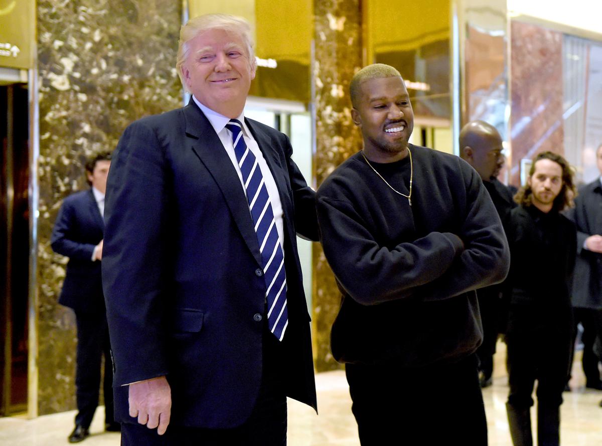 Trump Thanks Kanye West for Supportive Tweet