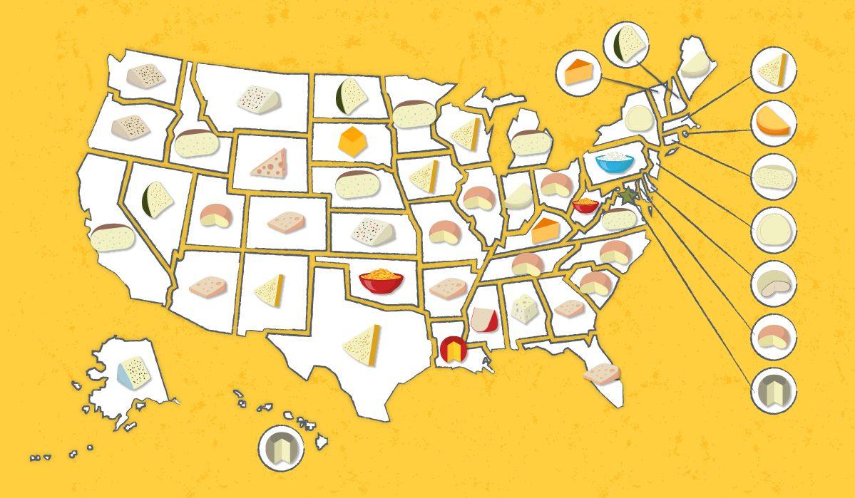 The United States of Cheese: The Most Popular Cheese in Every State