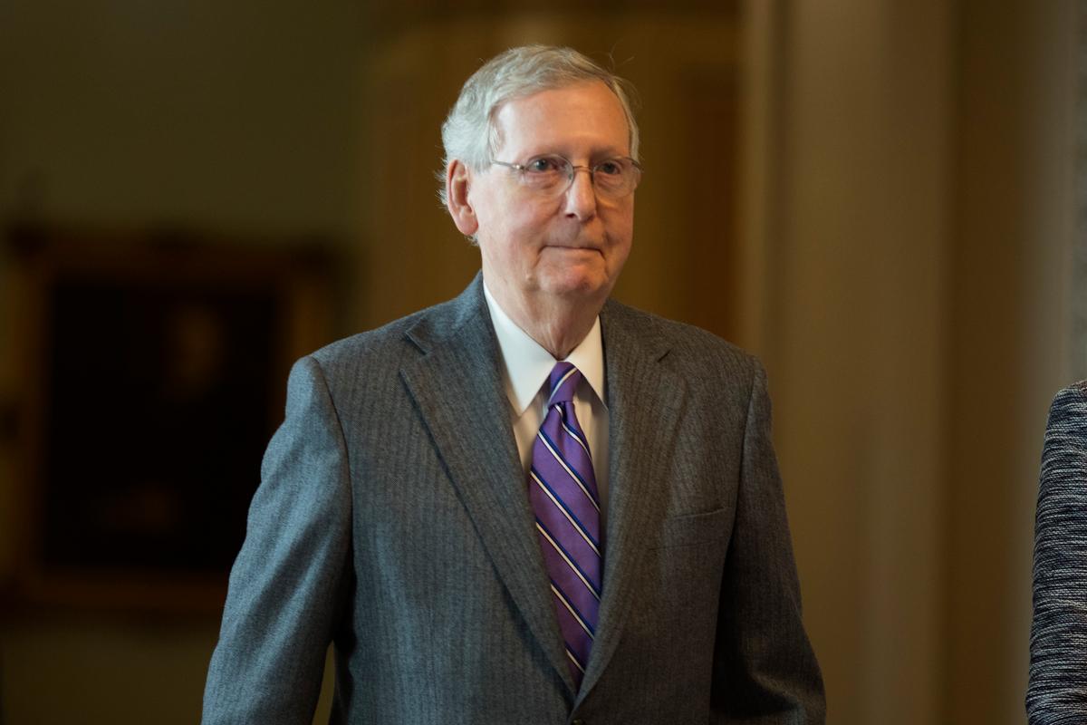 Mitch McConnell Verbally Harassed by Protesters Outside Restaurant