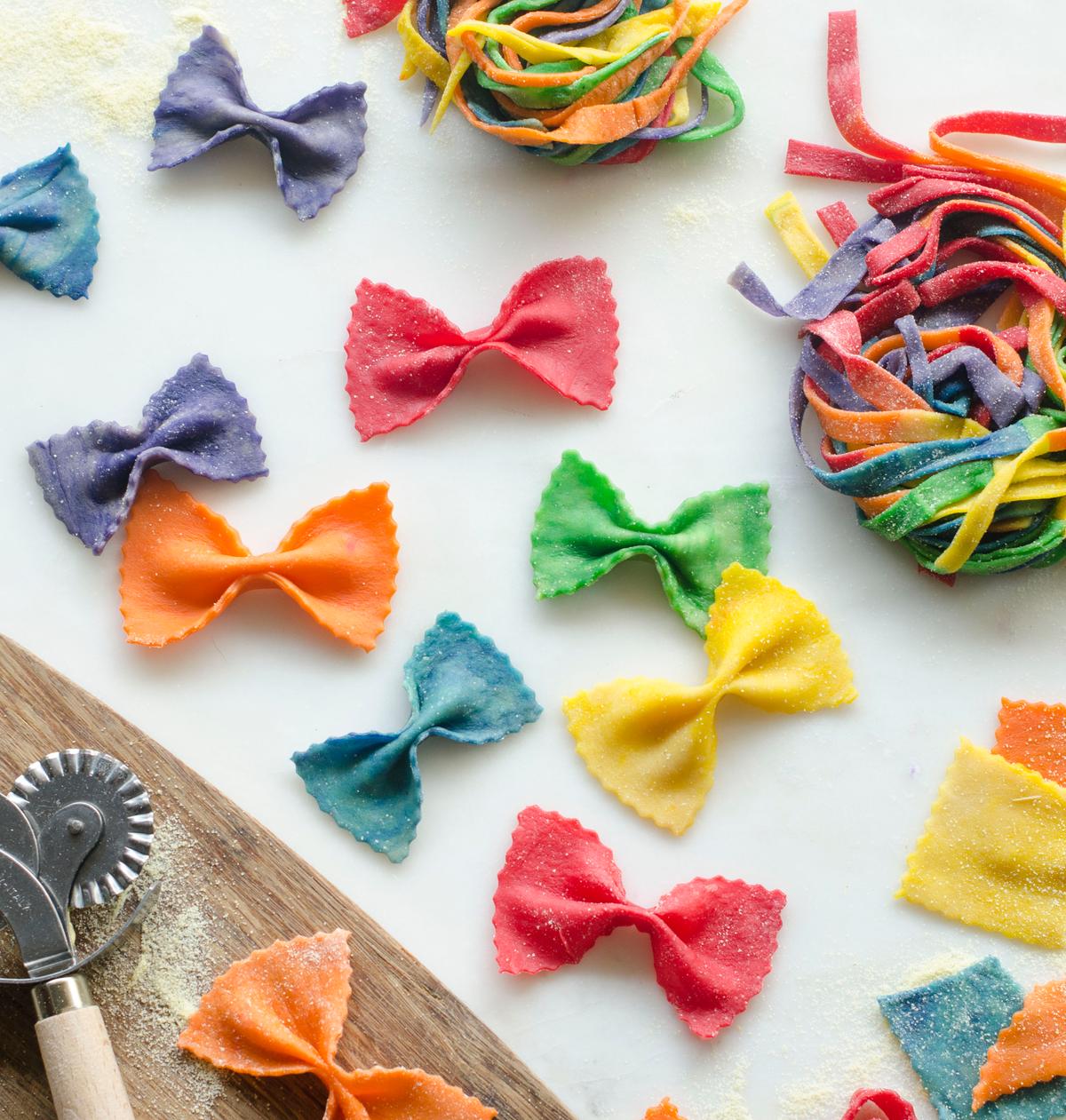 DIY Rainbow Pasta