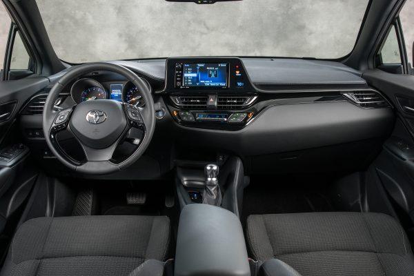 The interior of the 2018 C-HR. (Courtesy of Toyota Newsroom)