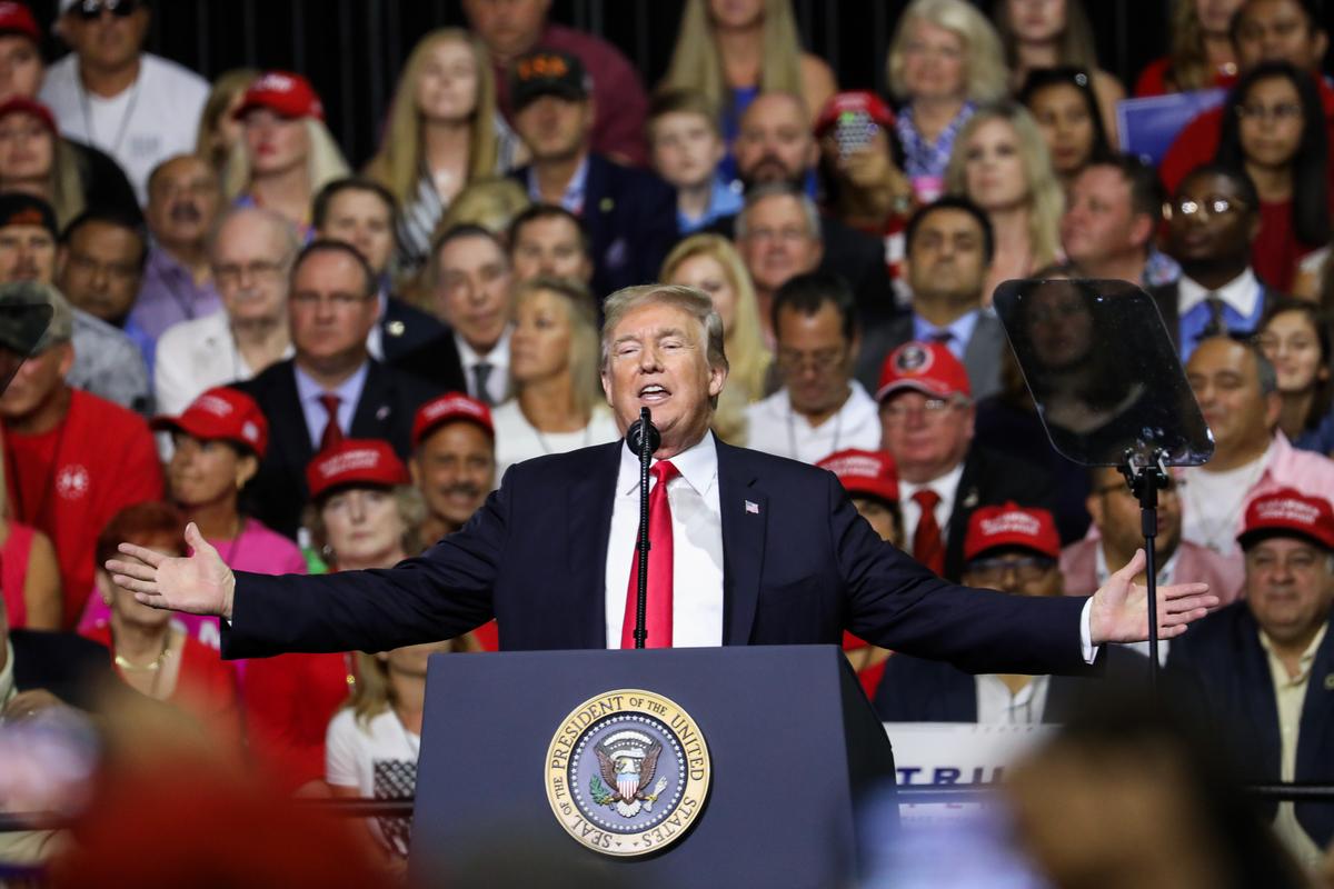 Trump Stumps for Republicans in Tampa, Formally Endorses DeSantis for Governor