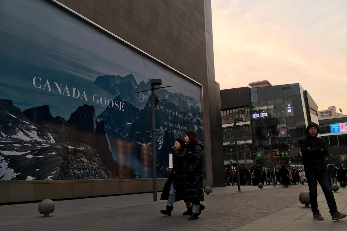 Canada Goose’s First China Store Draws Eager Crowds Despite Diplomatic Troubles
