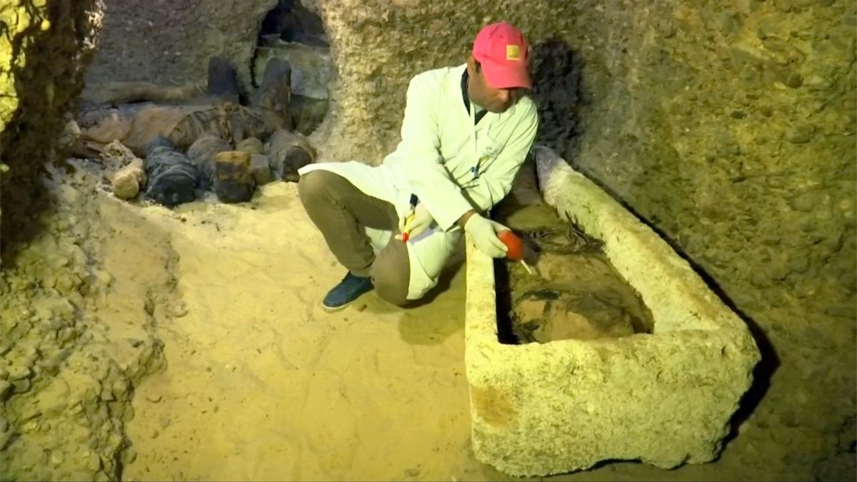 Burial Site of Fifty Mummies Discovered in Egypt