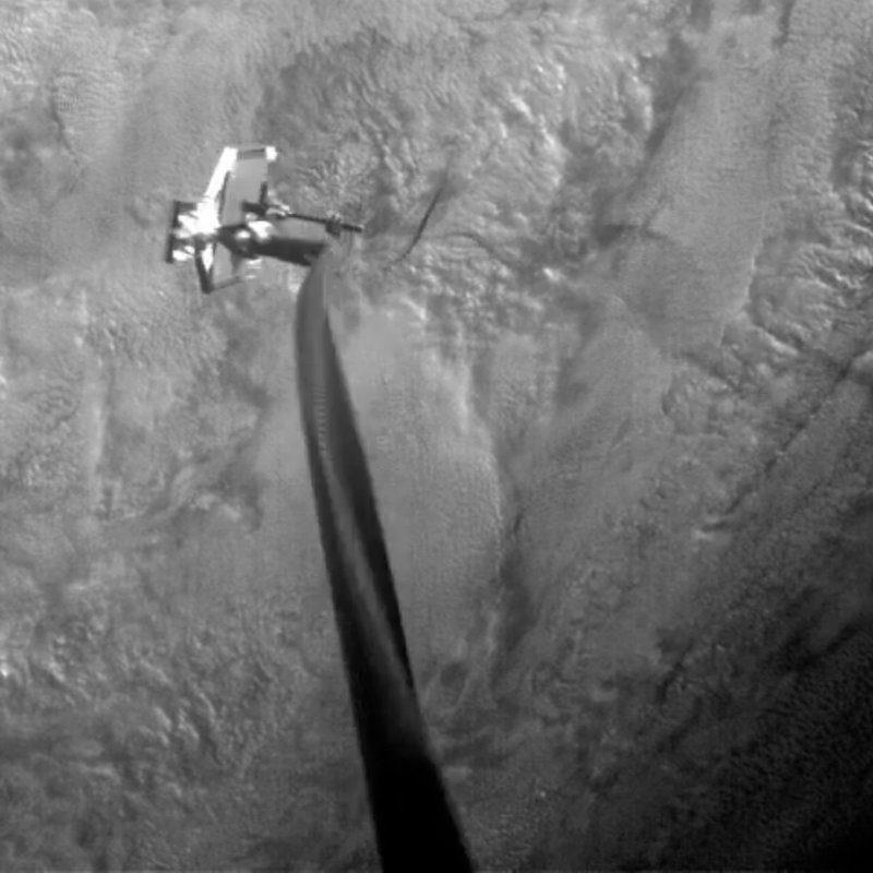 Space Junk Harpooned Like Whale in Orbit-Cleanup Test