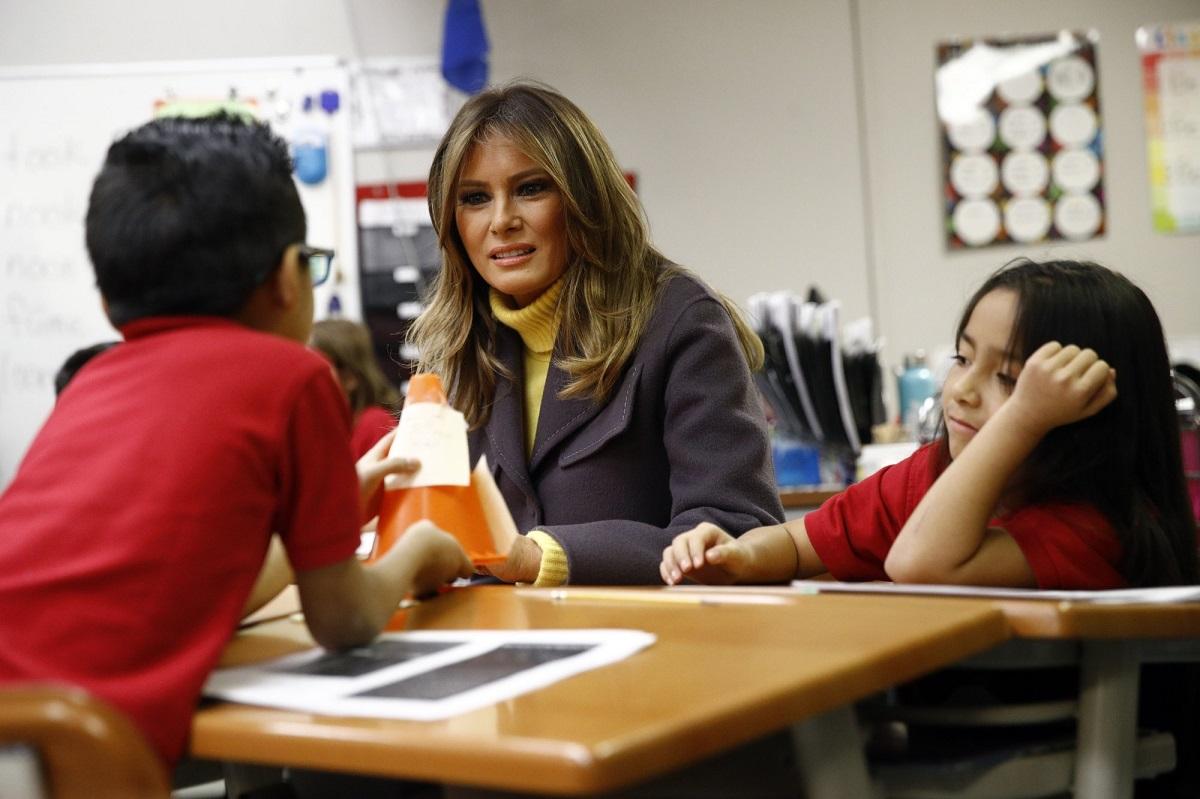 FLOTUS Melania Travels To Tulsa And Seattle For Be Best Campaign