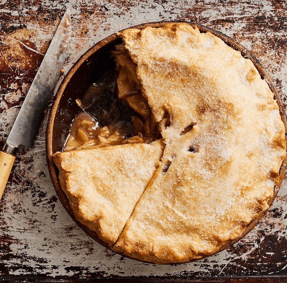 Apple Pie With an All-Lard Crust