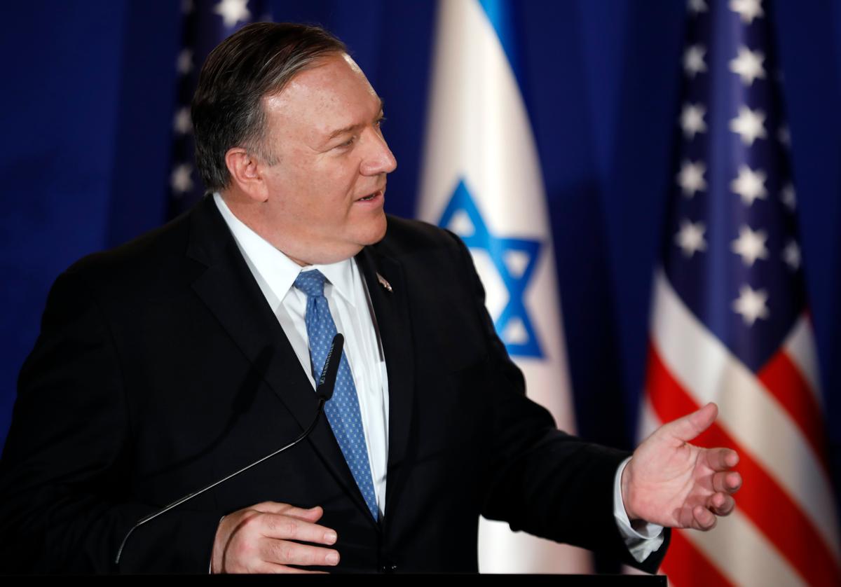 Pompeo Warns Israel That Chinese Investment Into Country Could Hinder US Cooperation