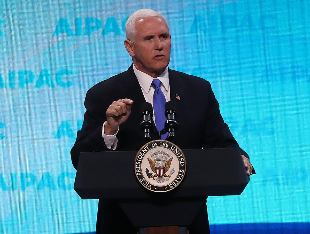 Pence: ‘Anti-Semitism Has No Place in the Congress’