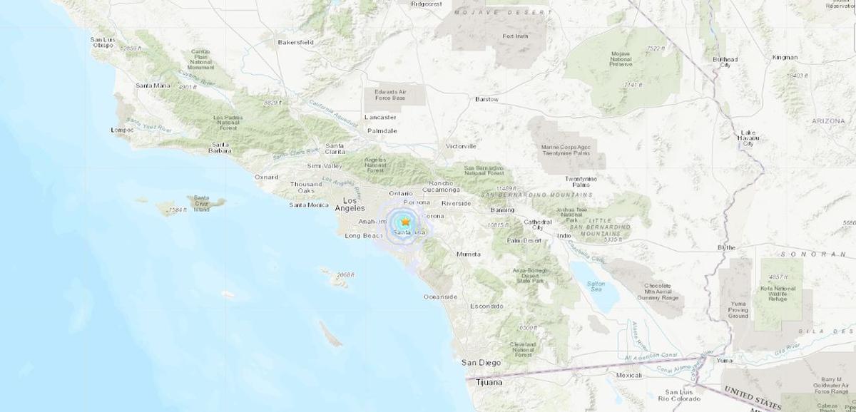 3.5 Magnitude Earthquake Hits Near Los Angeles
