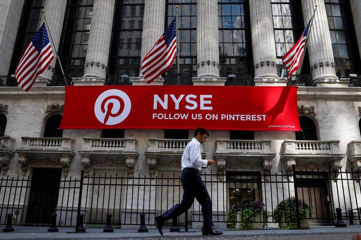 Pinterest Seeks up to $1.28 Billion in IPO Below 2017 Value
