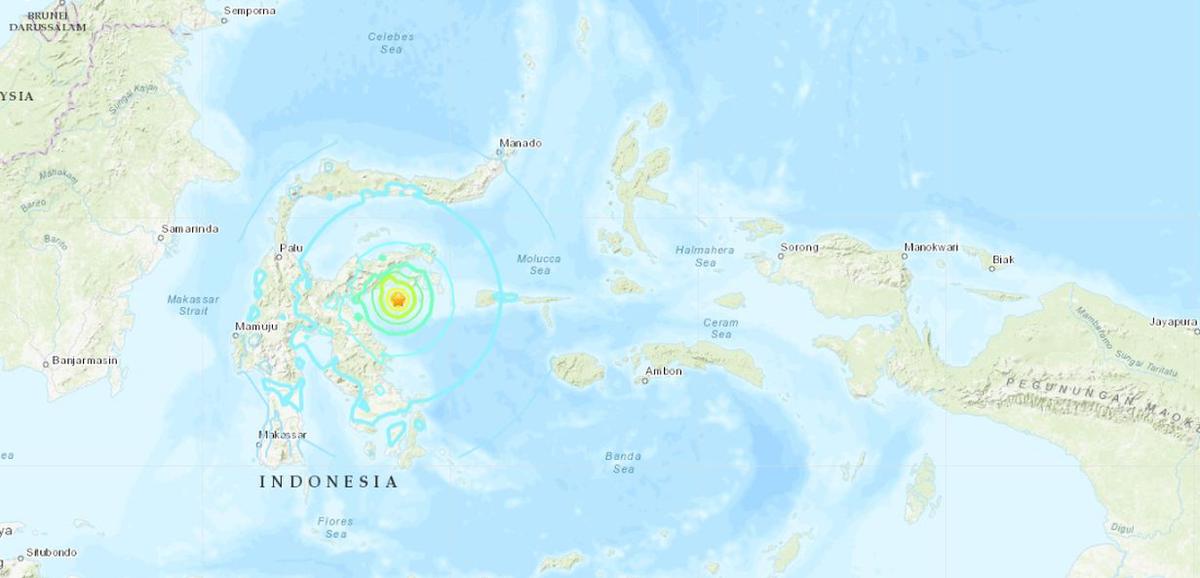 6.8 Magnitude Earthquake Hits Off Indonesian Coast, Brief Tsunami Warning Issued