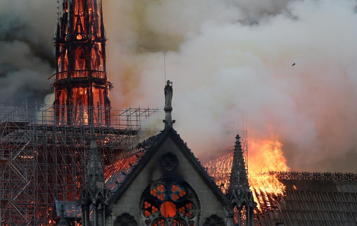Macron Wants Fire-Ravaged Notre Dame Rebuilt Within 5 Years